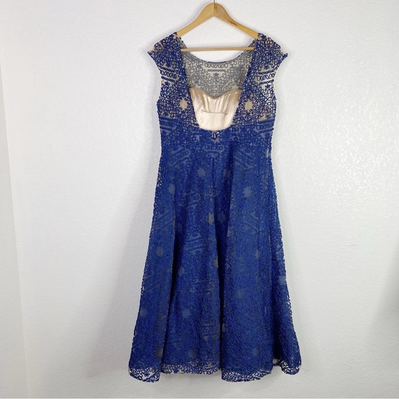 BHLDN Anthropologie Sara Emanuel Blue Presley Maxi Dress - Picture 8 of 9